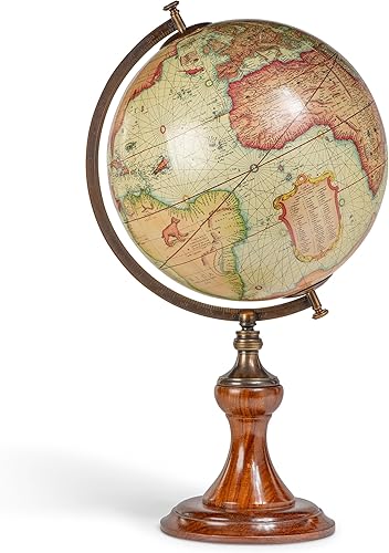 Authentic Models, Weber Costello 1921, globo de escritorio vintage, globo decorativo