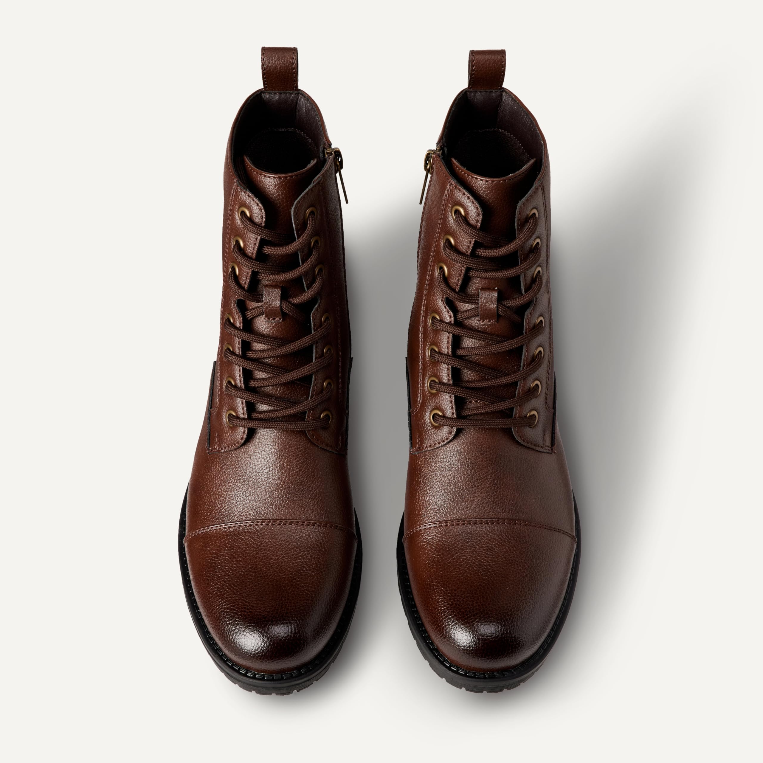 Amazon Essentials Herren Schnürstiefel Mit Zehenkappe Und Reißverschluss