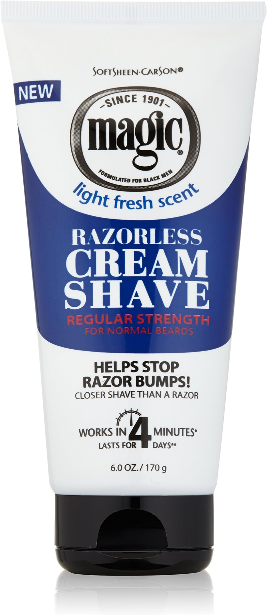 Carson Magic Regular Razorless Cream Shave 6 Oz (Pack of 6)