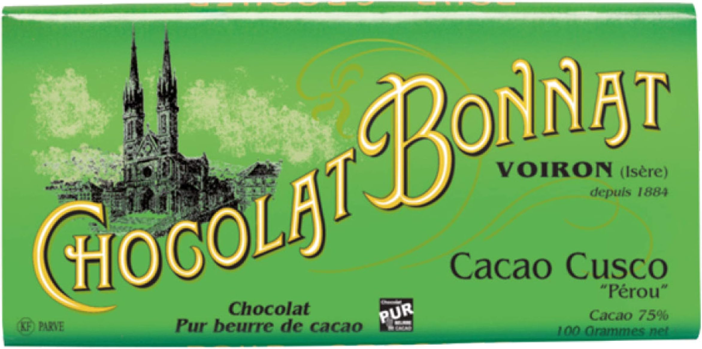 Cacao Cusco Peru 75% Dark Chocolate Bar