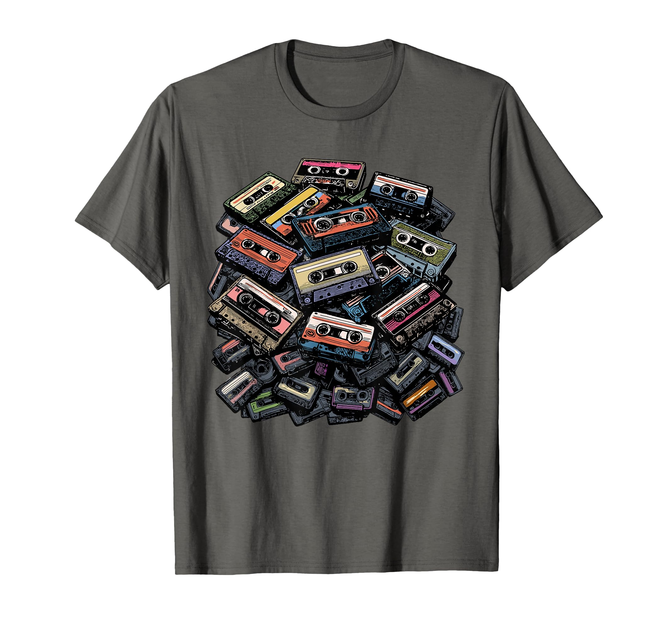 Mixtapes Shirt Vintage Cassette Tapes 1980s Radio Music T-Shirt