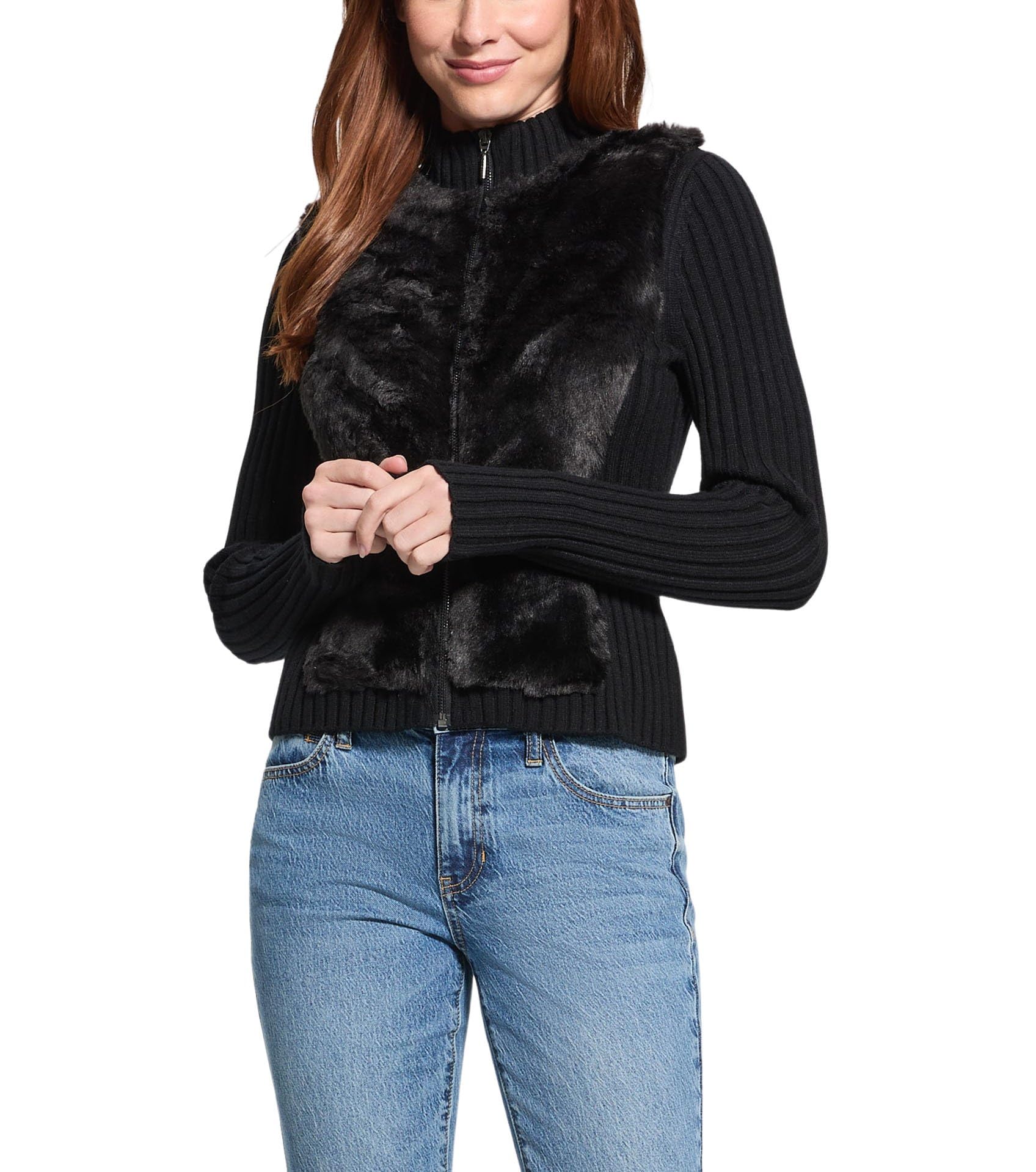 GUESS Women's Sleeveless Sofie Rib Mirage Midi Dress