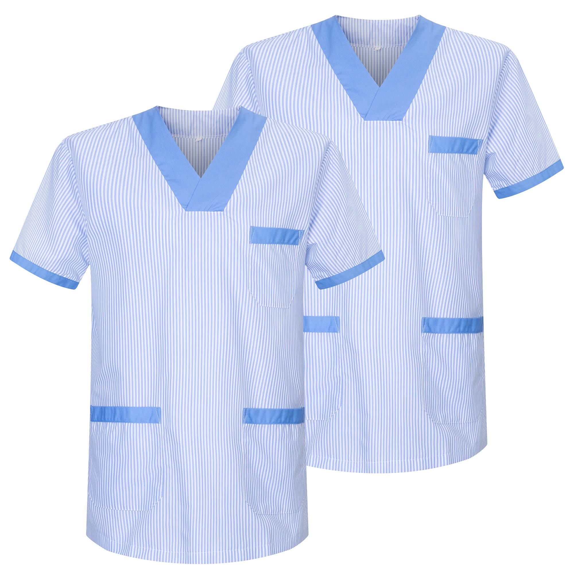 MISEMIYA Pack 2 Pcs - Casaca Sanitario Unisex Uniformes Sanitarios Uniforme Sanitario Uniforme MEDICOS - Ref.817 * 2