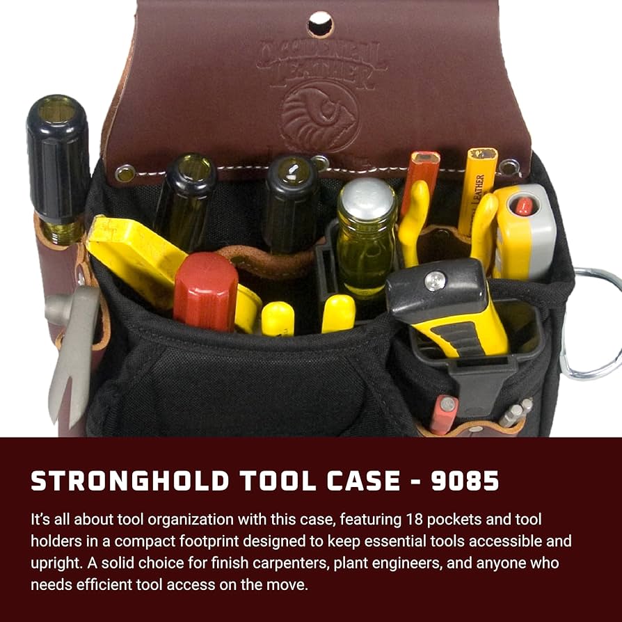P*u様 Occidental Leather 9085 Stronghold Occidental Leather Stronghold Tool Case - 18 Pockets & Tool