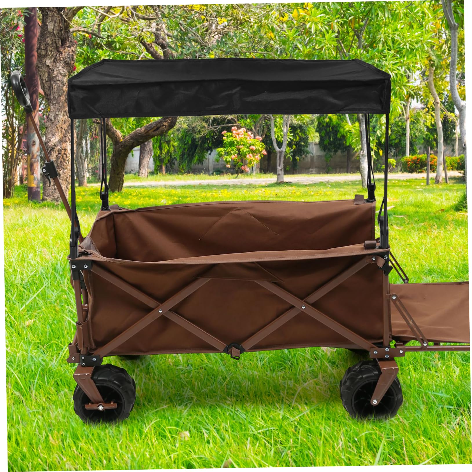 Toddmomy Carrito Plegable con para Lluvia y Protección Uv Accesorio para Camping Playa y Actividades Compatible con Carritos