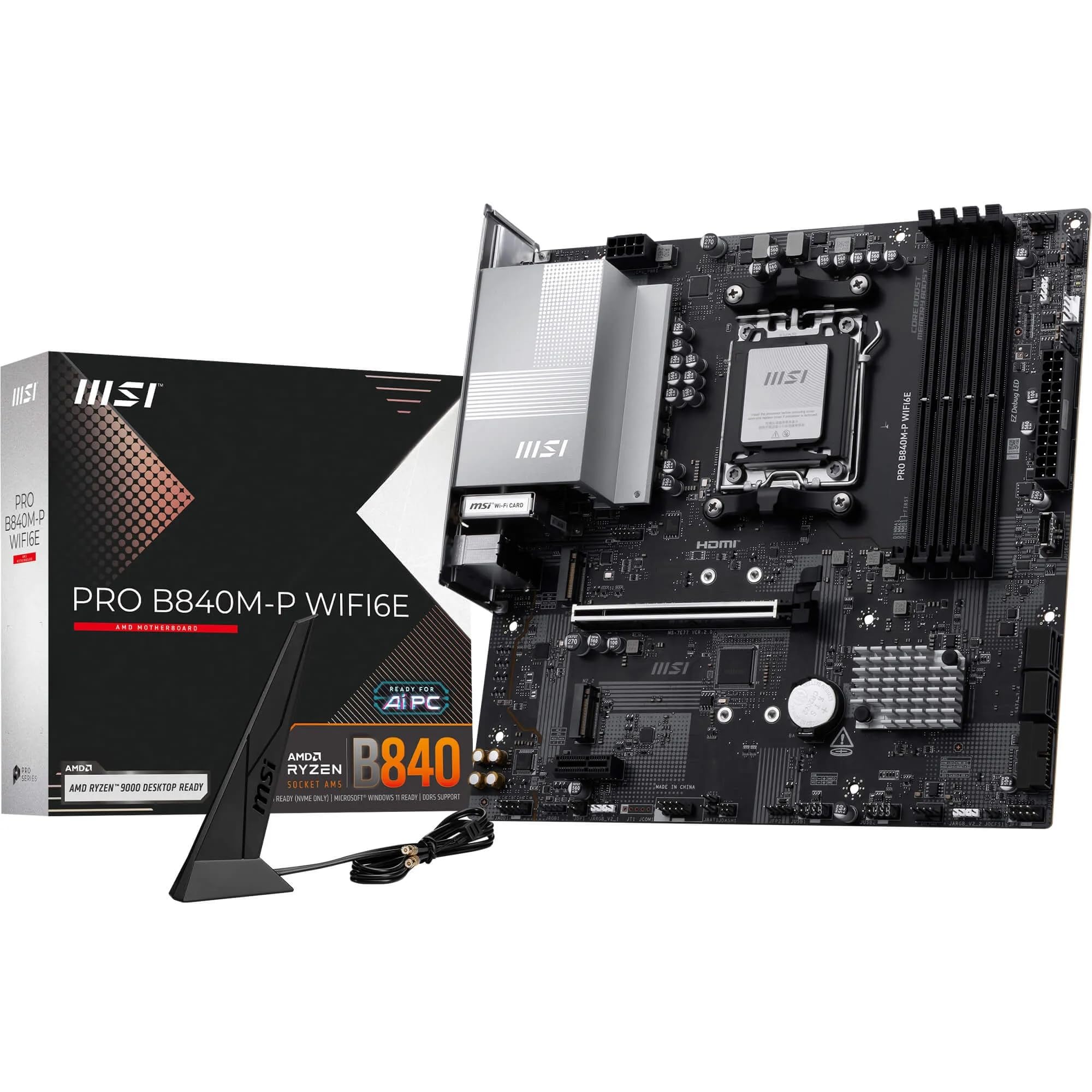 Amazon | MSI PRO B840M-P WIFI6E Micro-ATX マザーボード MB6807
