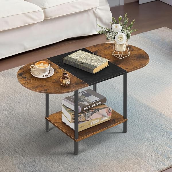 Narrow Oval Farmhouse Center Table
