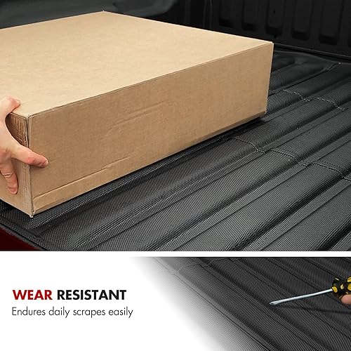 Miniatura 7 de Mabett Tapete para caja de camioneta y tapete para portón trasero para accesorios Ford Maverick 2025 2024 2023 2022, forro para caja de camioneta