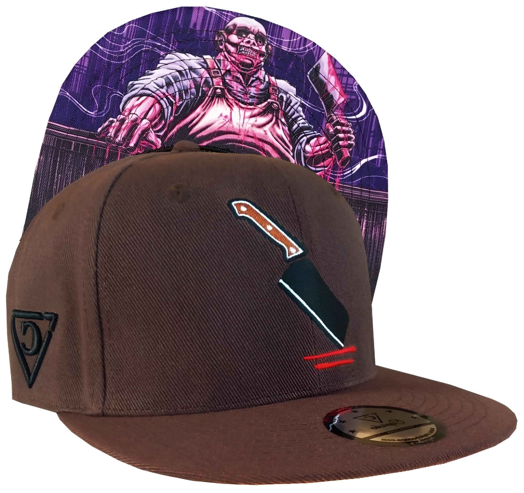 Capiche Unisex The Butcher [99+ Variations Snapback Cap Men's Cap - Baseball - Hat - Art - Visor - Men - One Size - Tattoo - Men - Women, One Size