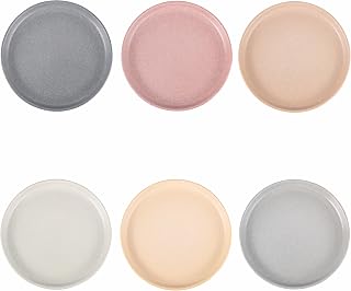 Villa d'Este Home Tivoli Set mit 6 Desserttellern, matt, Steingut, Berlin