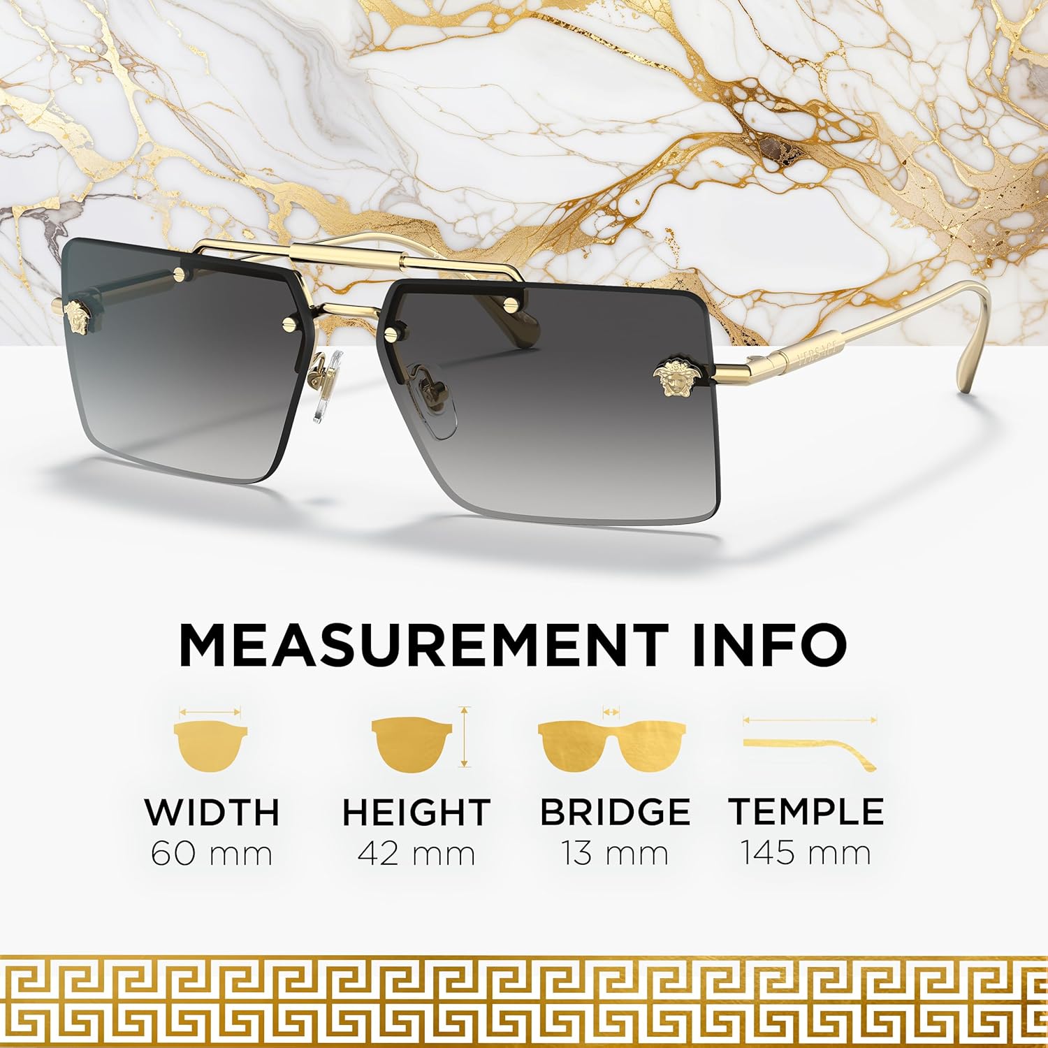 Versace VE2245 Óculos de sol retangulares não polarizados de 60 mm para mulheres – Armação de metal dourado com hastes douradas, 100% de proteção UV, óculos de sol leves e… em promoção! Veja a oferta e mais achadinhos de Óculos de sol 5 Hoje é o melhor dia para comprar Versace VE2245 Óculos de sol retangulares não polarizados de 60 mm para mulheres – Armação de metal dourado com hastes douradas, 100% de proteção UV, óculos de sol leves e… com aquele preço maroto! Promoção! Aproveite a oferta! 5