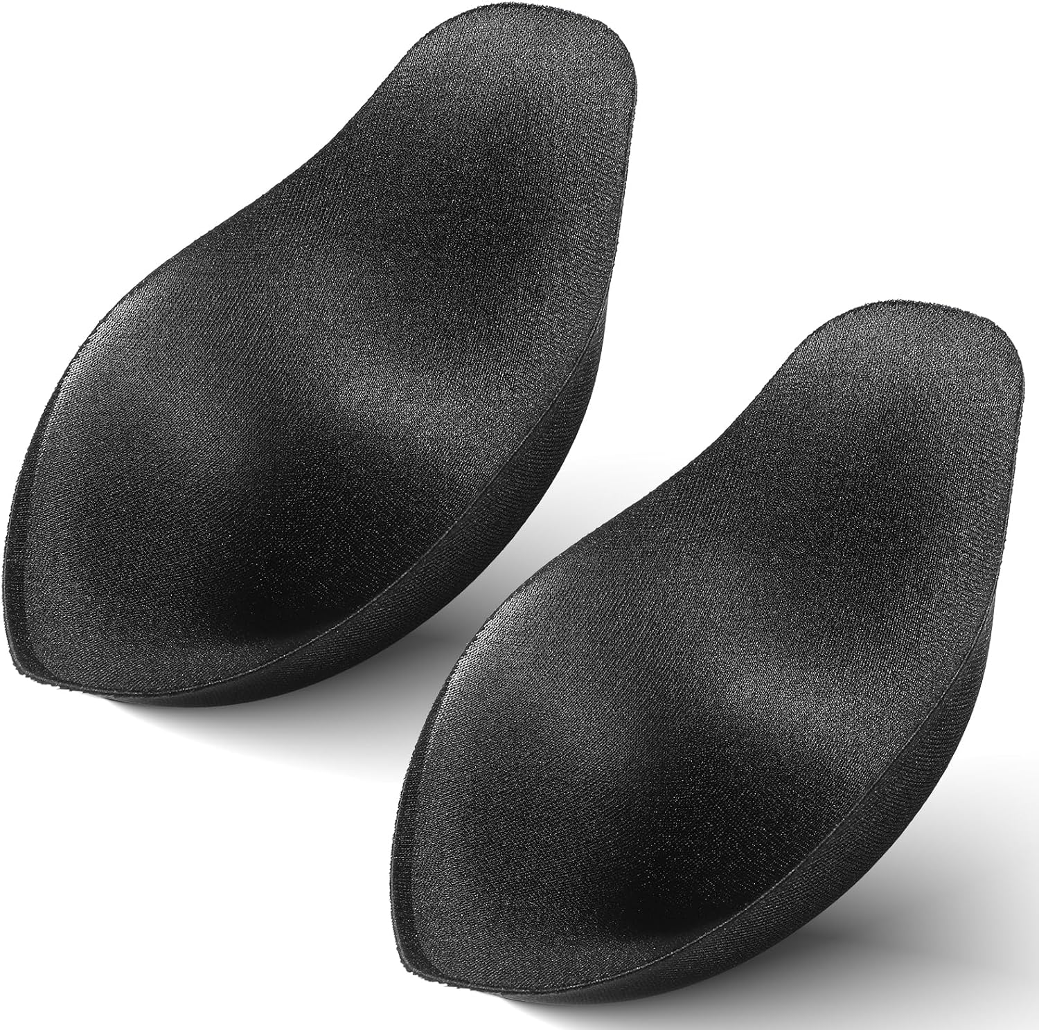 KESYOO Swimming Shorts Enlarge Pouch 2pcs Pouch Pad Enhancing Underwear Cup 3D Swimming Sponge Pad Trunk Swim Brief Underwear Pad (Black) Enlarge Pouch Pad Cup