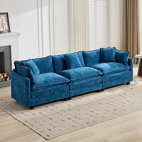 Miniatura 36 de Modernos y acogedores sofás seccionales para sala de estar, cómodos sofás seccionales verdes, sofá para sala de estar, sofás y sofás (negro,