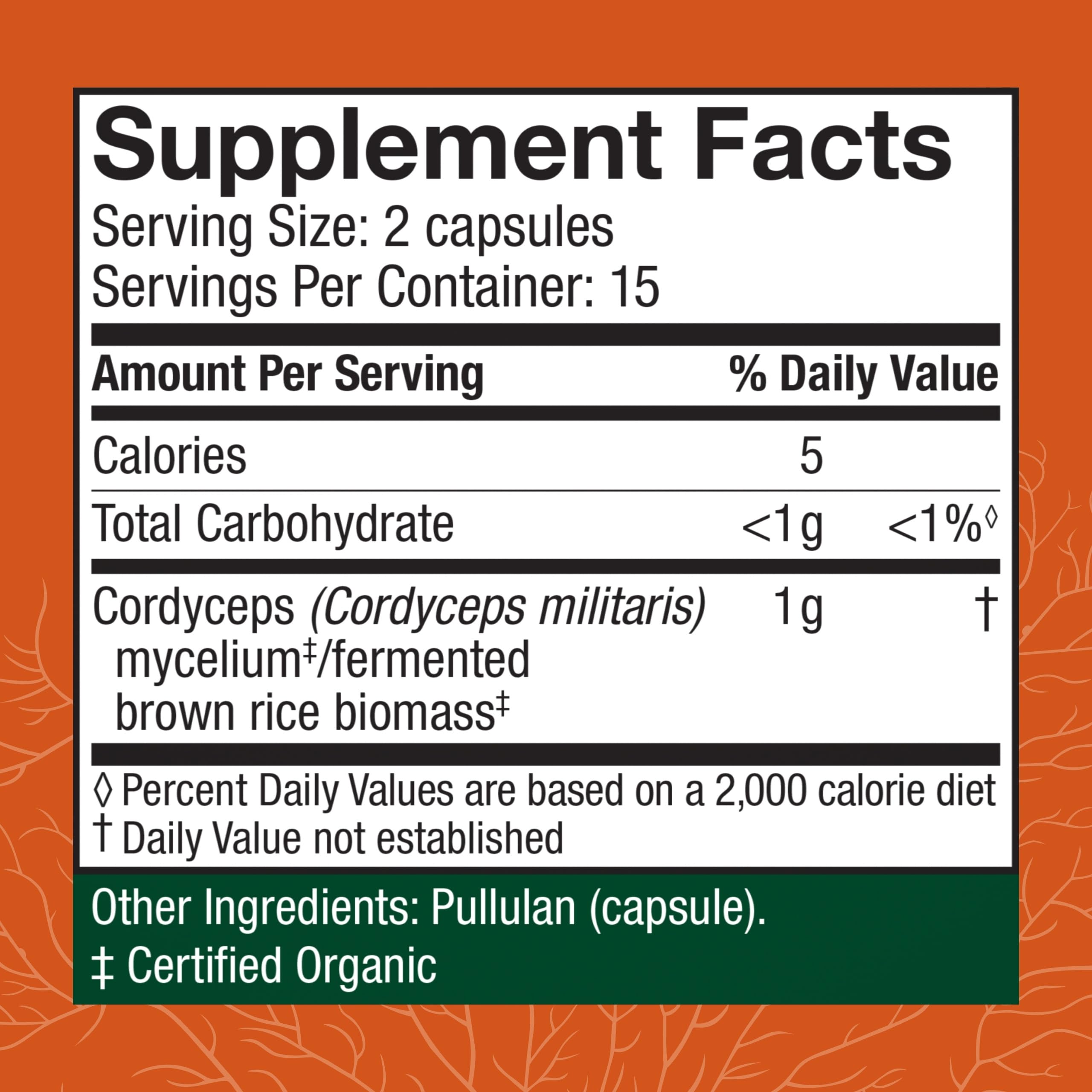 Host Defense Cordyceps Capsules, Immune & Energy Support, 30 Capsules — Amazon image 2