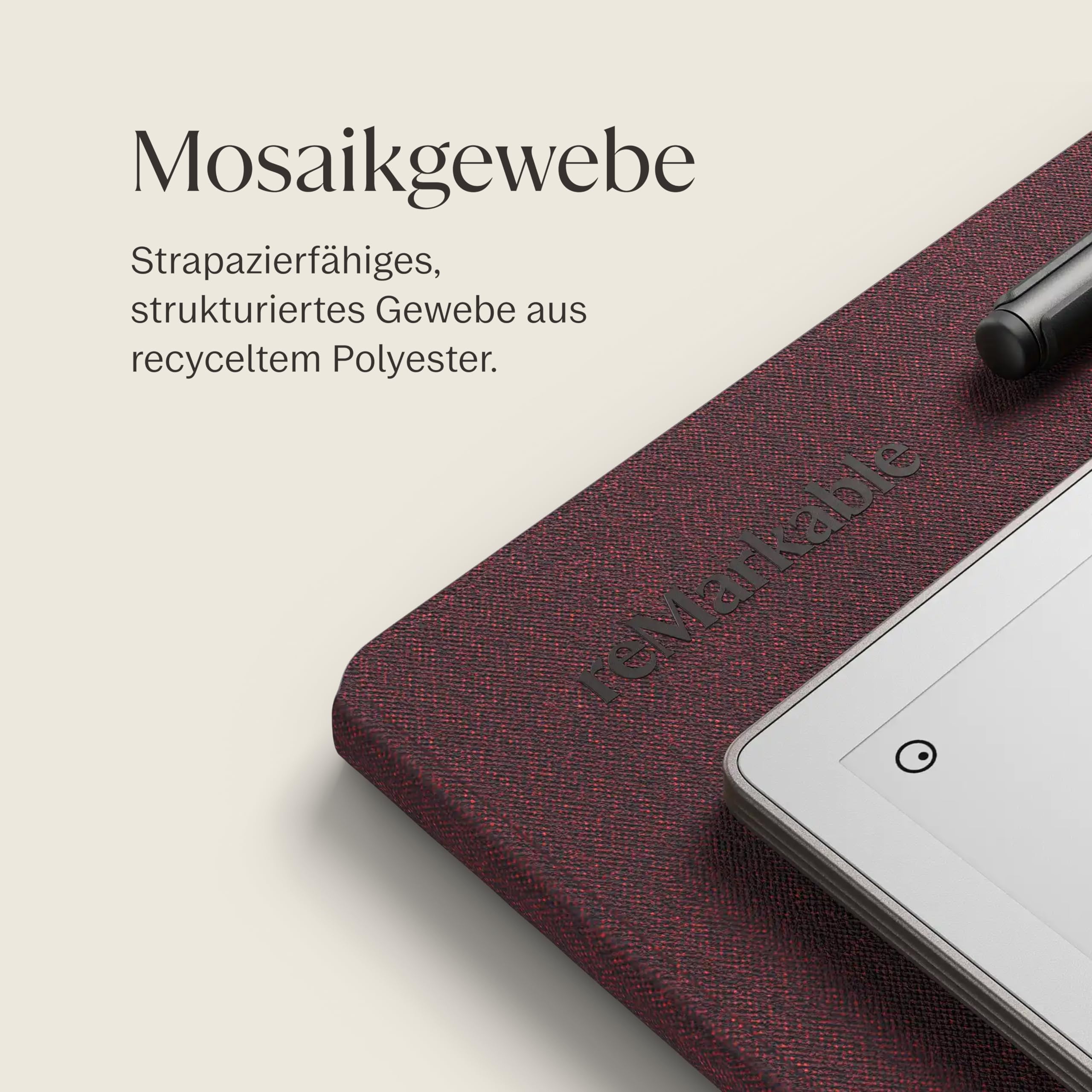 Remarkable Paper Pro – Book Folio aus Mosaikgewebe für Ihr 11 – Bild 4