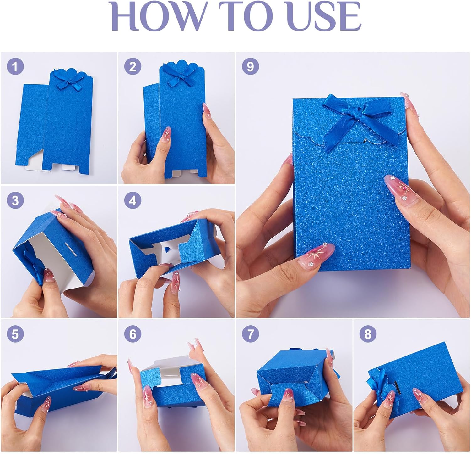 Cheriswelry 12Pcs Paper Gift Bags With Ribbon Bow White Rectangle Candy Goodie Bags Party Favor Supplies 3.11x1.81 Inch for Birthday Wedding Christmas Holiday Decor - Image 6