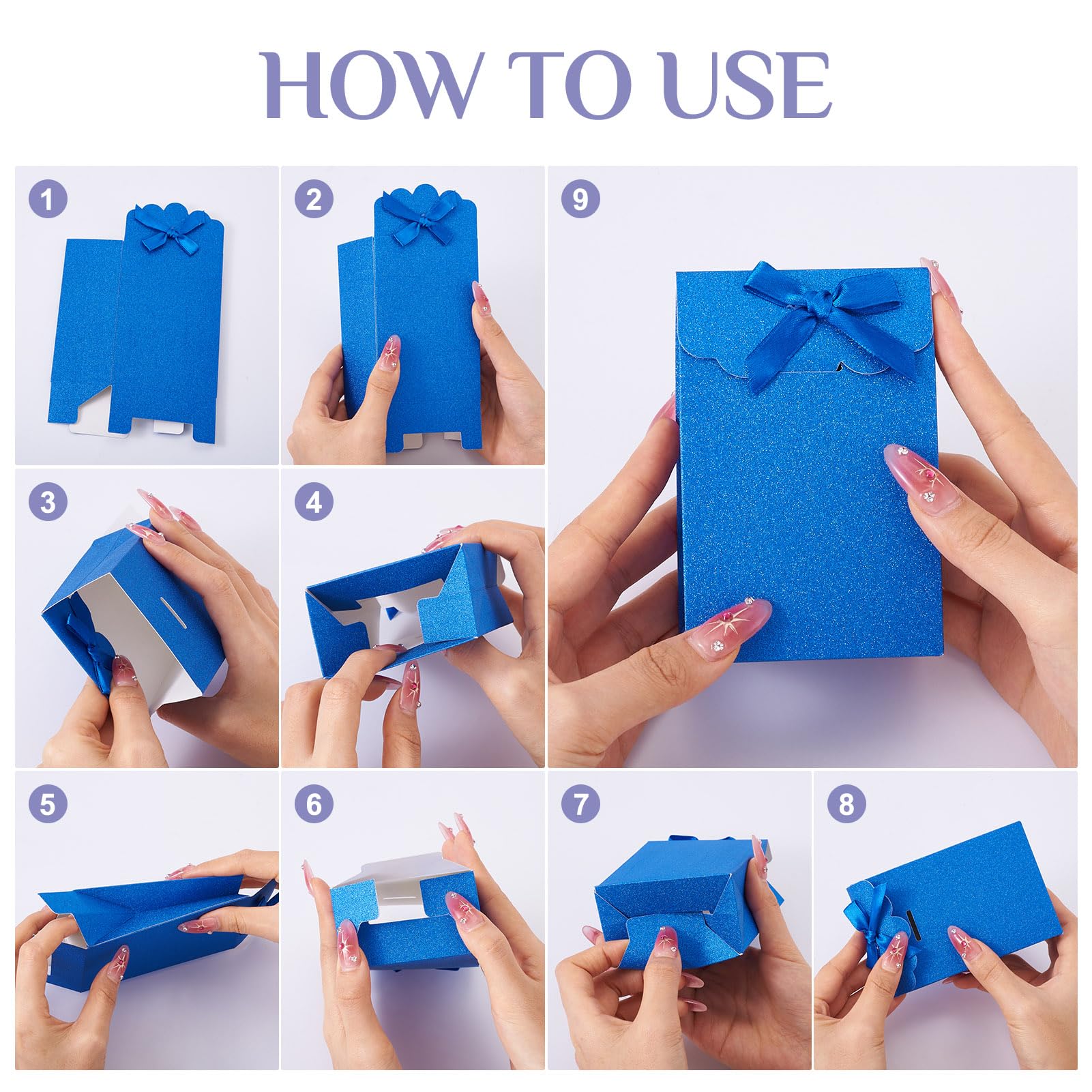 Craftdady Geschenktüten Mit Griff – 10 Stück Ölpapier, Bunt, Für Party & Goodies