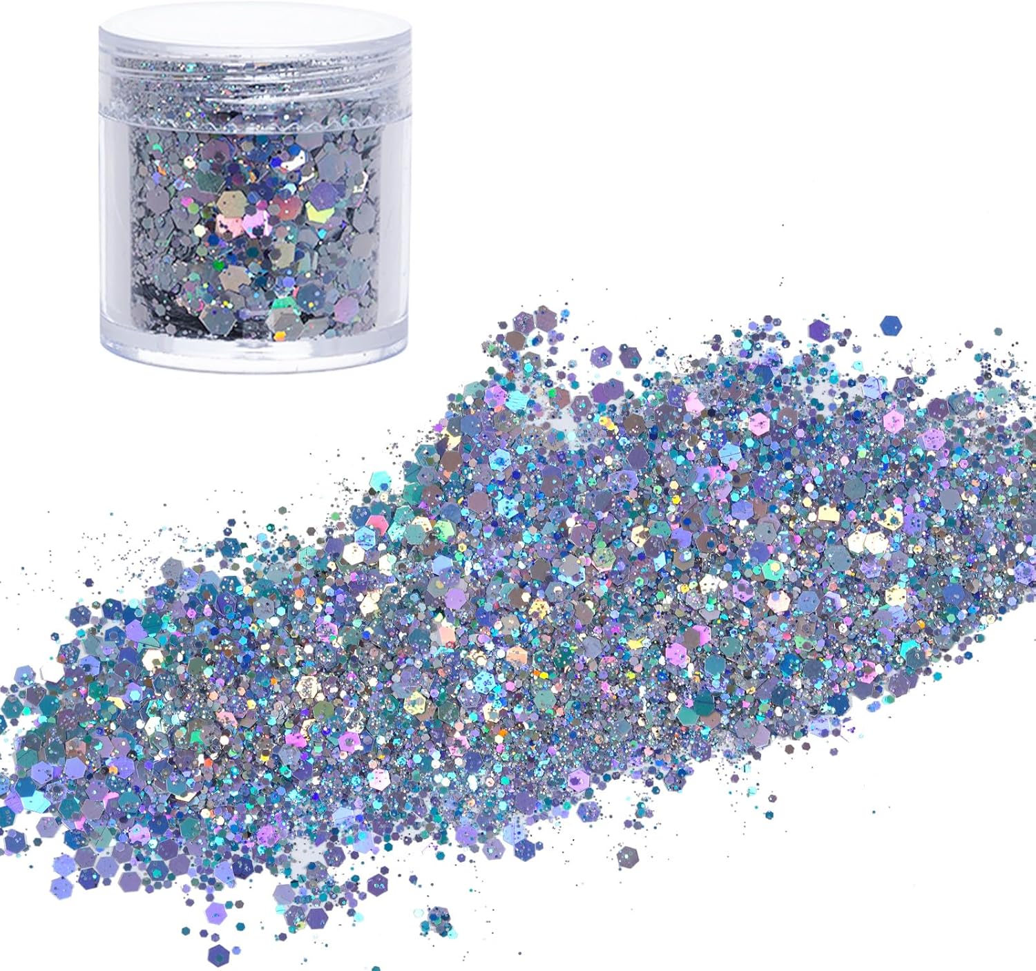 2 Pcs Alien Costume Accessory with Antenna Headband Face Glitter for Space Theme Halloween Costume Party - Image 3