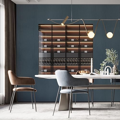 Vista 27 de Papel tapiz de grano de madera negra (3.9 x 393.7 pulgadas, 3.9 in x 32.8 ft, textura de madera en bruto), autoadhesivo, extraíble, impermeable