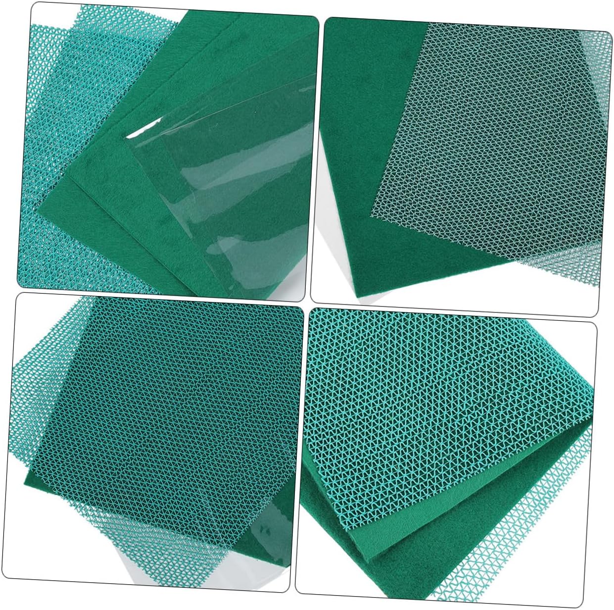 Reptile Cage Liner Mat Green Breathable Carpet Substrate for Tortoise Lizard Snake Terrarium Pet Habitat Comfortable and Reusable