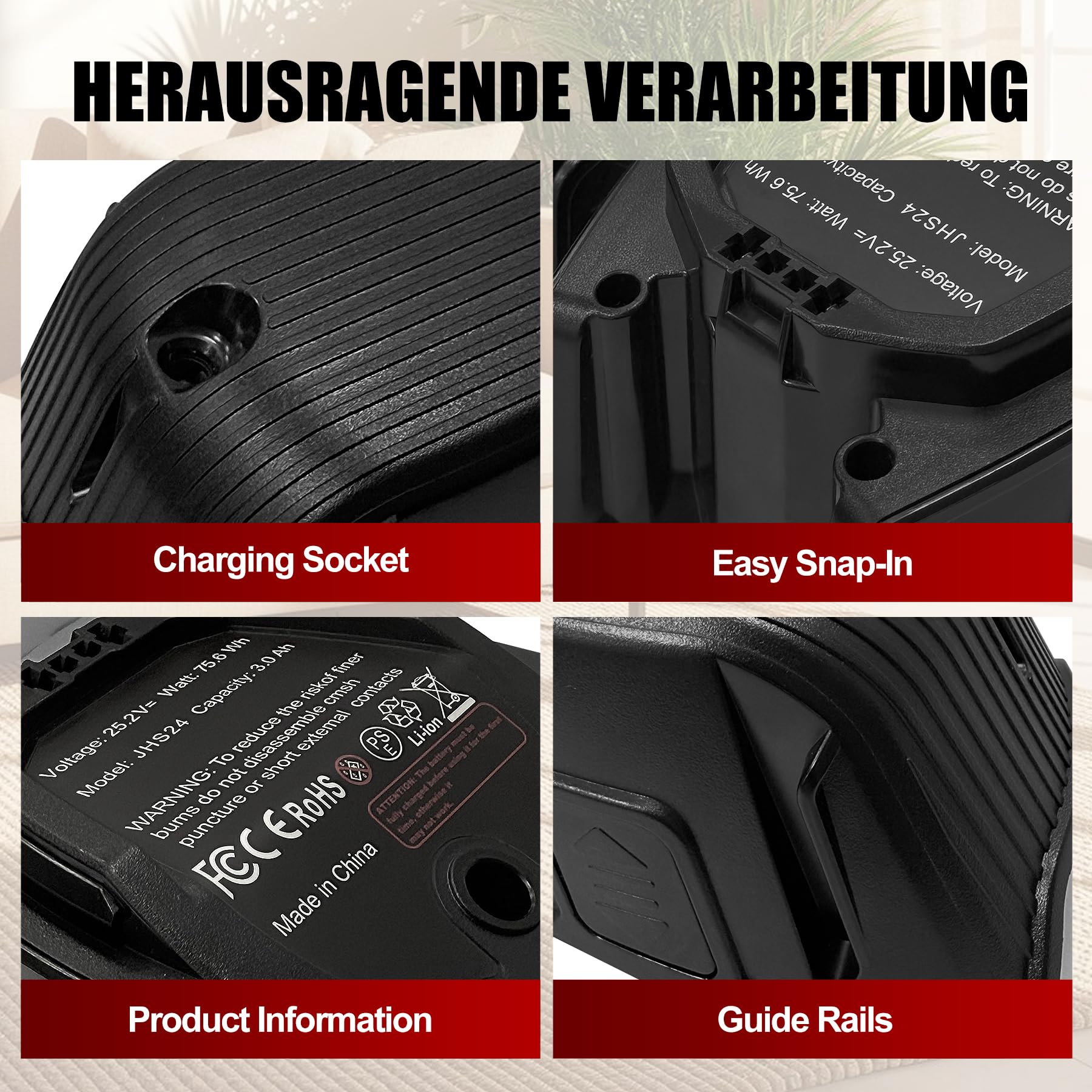 Batterie de rechange 3,0 Ah pour aspirateur à manche sans fil Miele Triflex HX1 & HX2, compatible avec AP01 AP02 HX-LA 11384710 batterie lithium-ion 25,2 V, compatible avec HX1 Pro, Cat & Dog, HX2