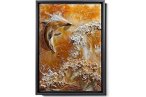 Mesmerizing Dolphin Canvas Art for Captivating Wall Decor