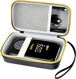 Case Compatible with Fanttik X8 Tire Inflator, 150PSI Cordless Handheld Air Compressor, Portable Air Pump Carrying Storage Holder for Air Tube, Adaptor and Other Accessories (Box Only)