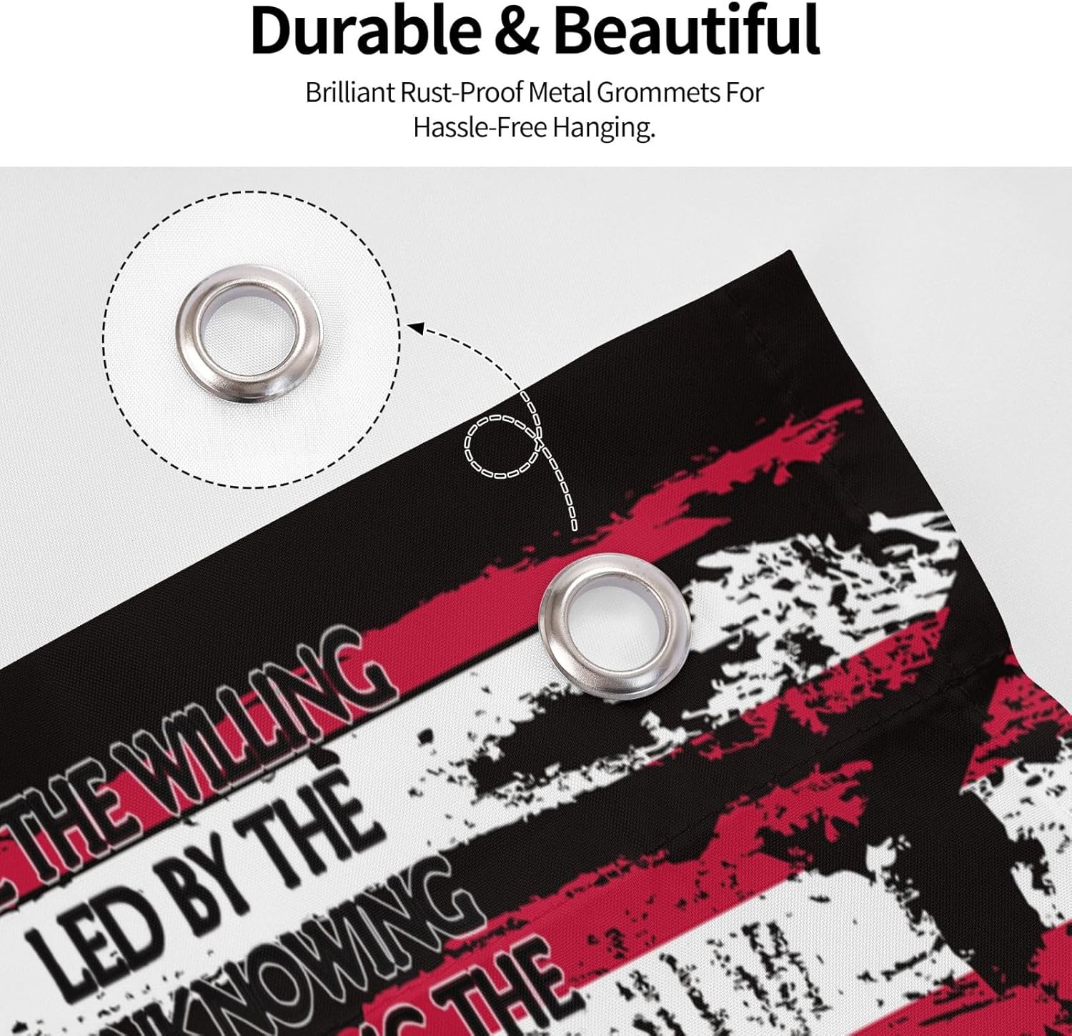 American USA Flag Lineman Flag 3x5 Ft Fade Proof Outdoor Indoor With Metal Grommets Banner Home House Garden Yard Decorative Sign - Image 5