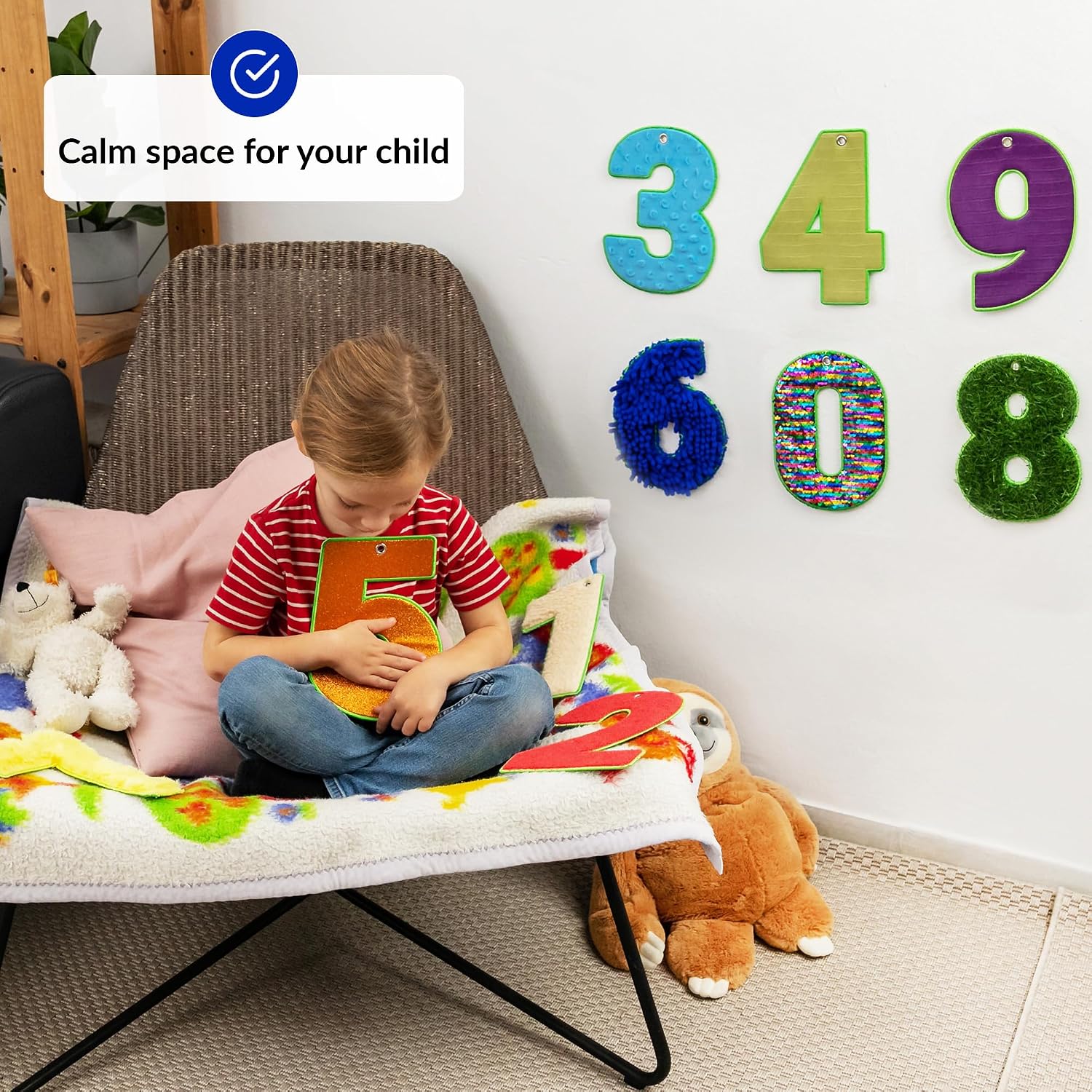 ODOXIA Sensory Mats for Autistic Children | Wall Tiles With Different Textures & Colors | Sensory Rug | Panel for Kids