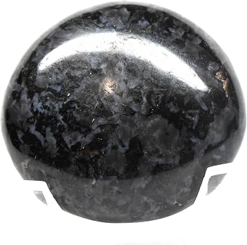 46mm Indigo Gabbro Cabochon Pebble Natural Mystic Merlinite Blizzard Crystal Polished Mineral Stone Cab - Madagascar
