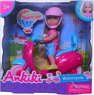 Ankiki Motorcycle Baby Doll For 3 Years And Above - Multicolor