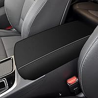 Vista 11 de AOMSAZTO Fundas para reposabrazos para Hyundai 2015-2019 Sonata Negro Almohadilla de consola para Sonata