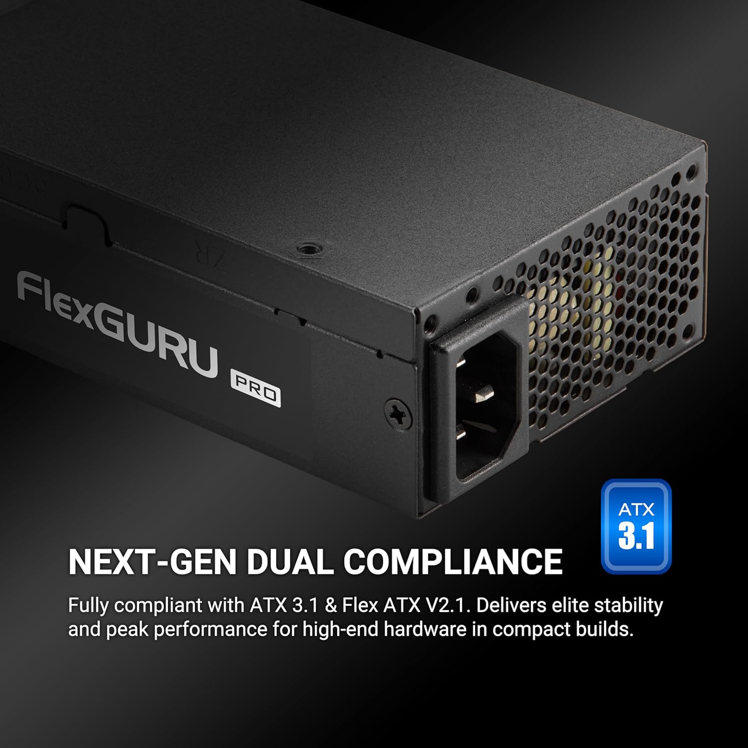 FSP FlexGURU Pro Power Supply with ATX 3.1 compliance logo