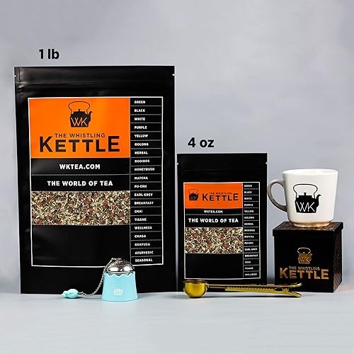 Miniatura 4 de The Whistling Kettle Feel Better Tea - Echinacea Saúco Rosa Mosquetas Sage Té Verde Premium Té de Hierbas