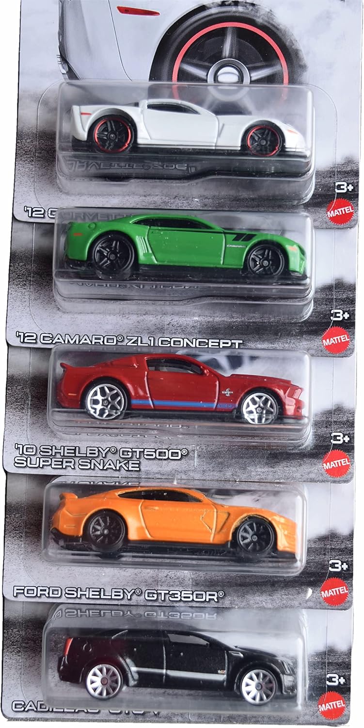 Hot Wheels Factory 500 Complete Set of 10, Cadillac CTS-V, Porsche 911 - Factory 500