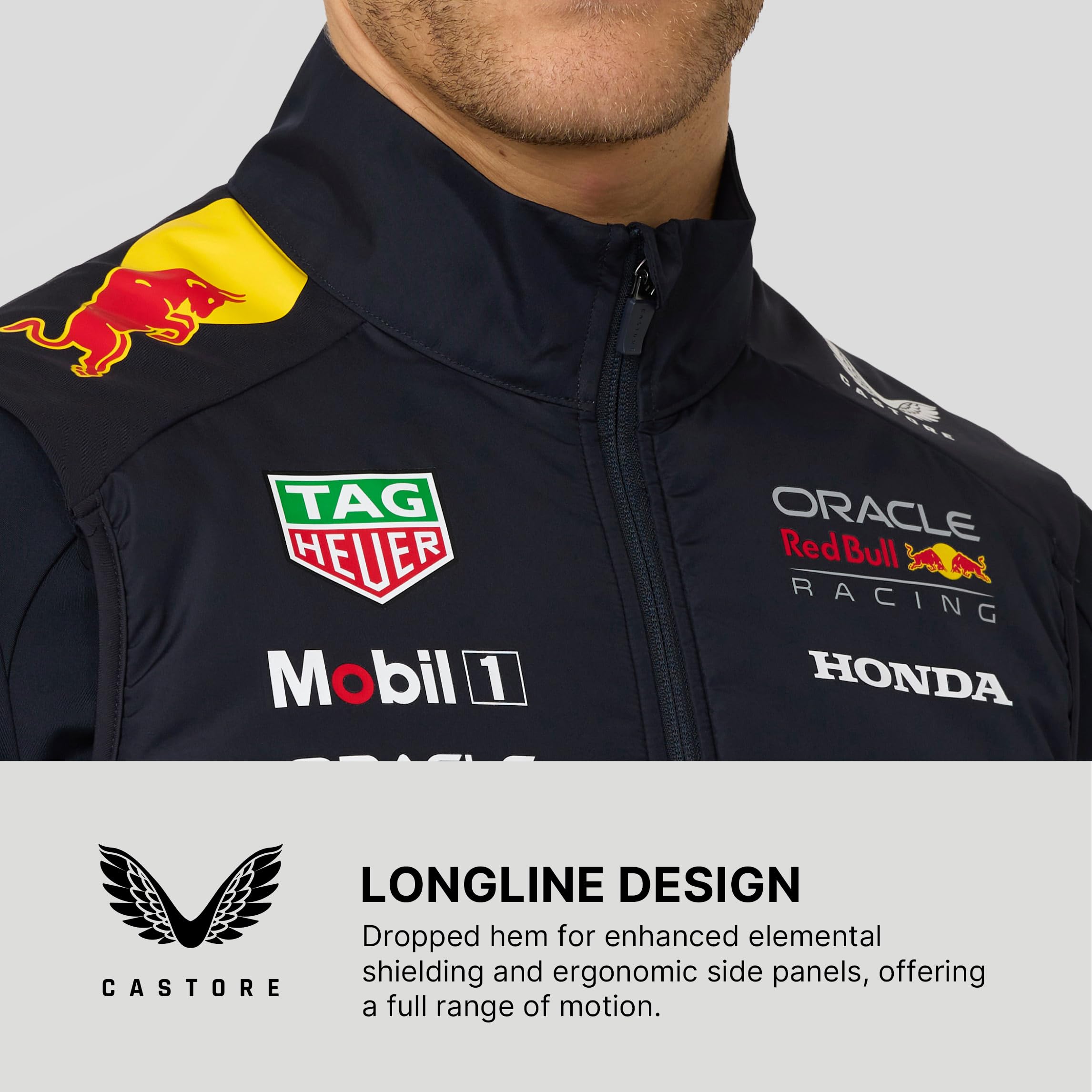 Castore Red Bull Racing F1 Team Gilet Jacket CHALECO HYBRID Unisex adulto (Pack de 1)