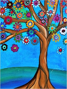 Trademark Fine Art Banyan Tree Of Life 1 Canvas Art by Prisarts 35x47