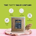 Roasty Tasty Roasted Millet Flakes | Gluten-Free Jowar Flakes | Perfect Replacement to Whole Wheat/Corn Flakes | No Added Sugar | Healthy Breakfast Cereal | Preservatives & Cholesterol Free | Transfat Free Millet Flakes for Breakfast | Low GI Crispies | 500g gallery image