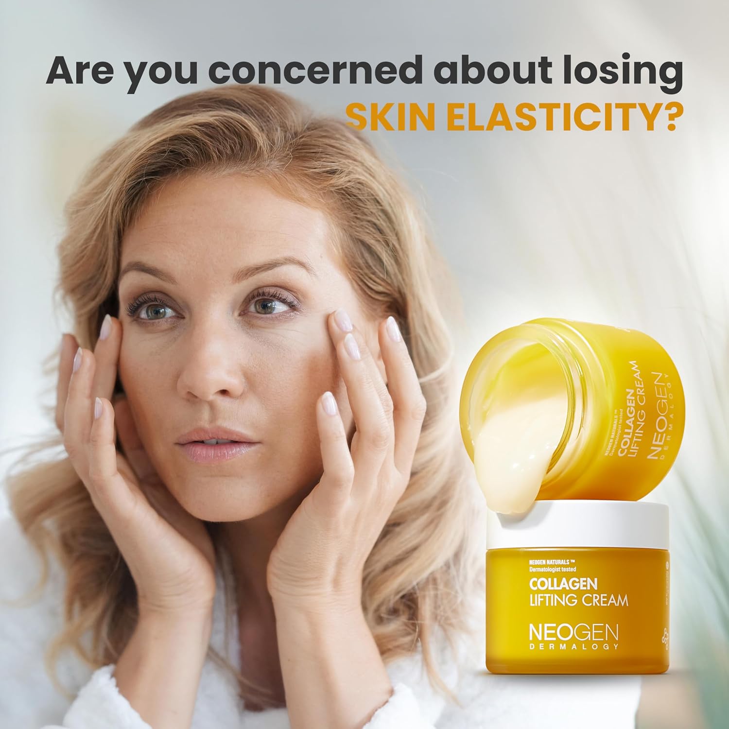 DERMALOGY by NEOGENLAB Collagen Moisturizing Cream - Facial Moisturizer for Plump and Firming Skin (Collagen Lifting Cream 2.36 Fl Oz / 70 ml) - Image 2