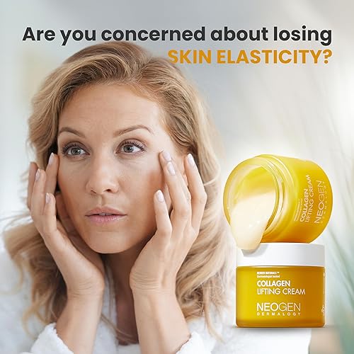 Miniatura 2 de DERMALOGY by NEOGENLAB Crema hidratante de colágeno, hidratante facial para piel regordeta y reafirmante (crema de elevación de colágeno 2.36 fl