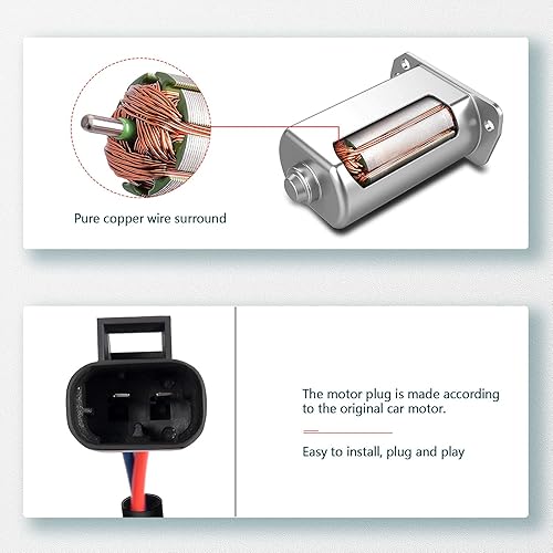 Miniatura 7 de Elevalunas eléctrico trasero izquierdo lado del conductor con motor para Pontiac Grand Prix para 2004-2008,15869655,748-266