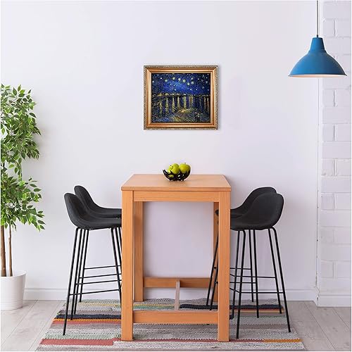 Miniatura 934 de A&T ARTWORK The Starry Night de Vincent Van Gogh. Tamaño del marco: 36 x 30 pulgadas, tamaño de la imagen: 30 x 24 pulgadas, reproducciones clásicas