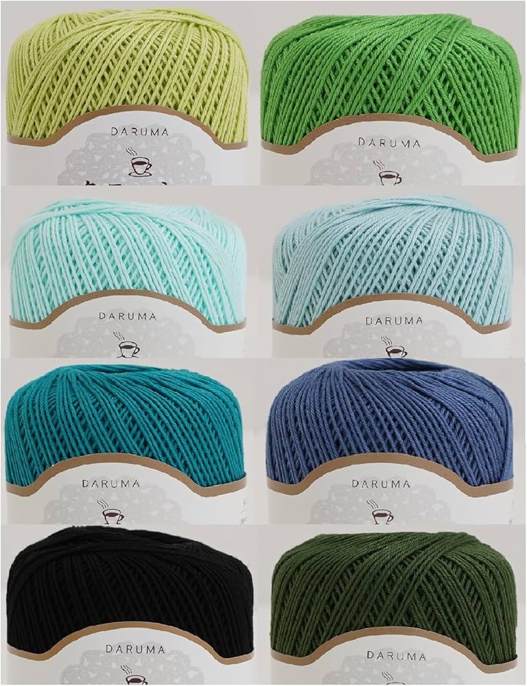 Amazon | 横田 クロッシェカフェ レース糸 かぎ針 86m×3玉セット 太さ