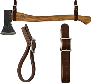 1844 Helko Werk Leather Axe Hangers