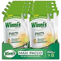 Winni's - Detersivo Piatti e Stoviglie a Mano, Bergamotto e Zenzero