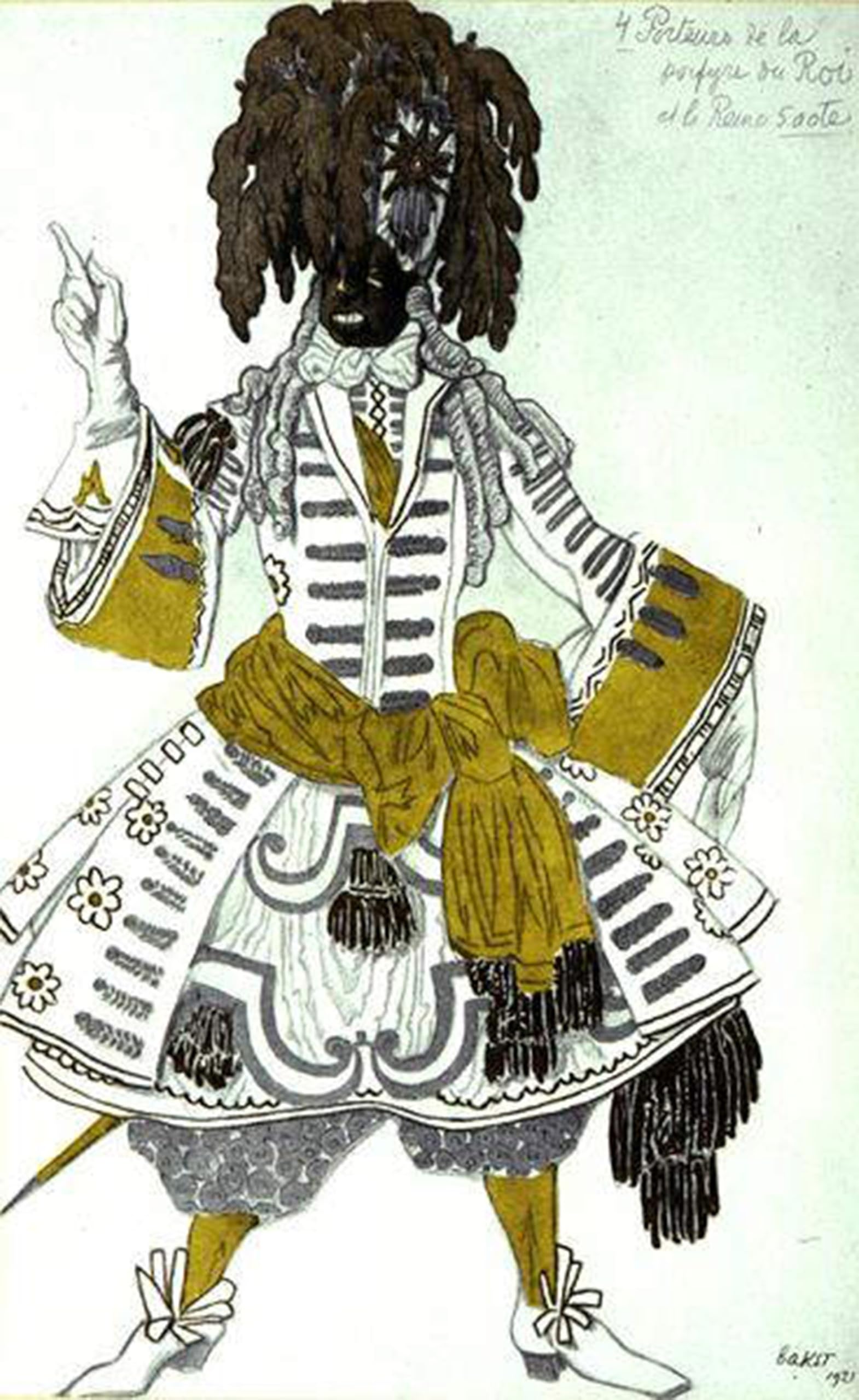 ARTXLXXBN Famous Art Print Poster Vintage Wall Art Canvas Painting Picture for Porphyrophores by Leon Bakst Canvas Art Poster for Home Decor 60x90cm
