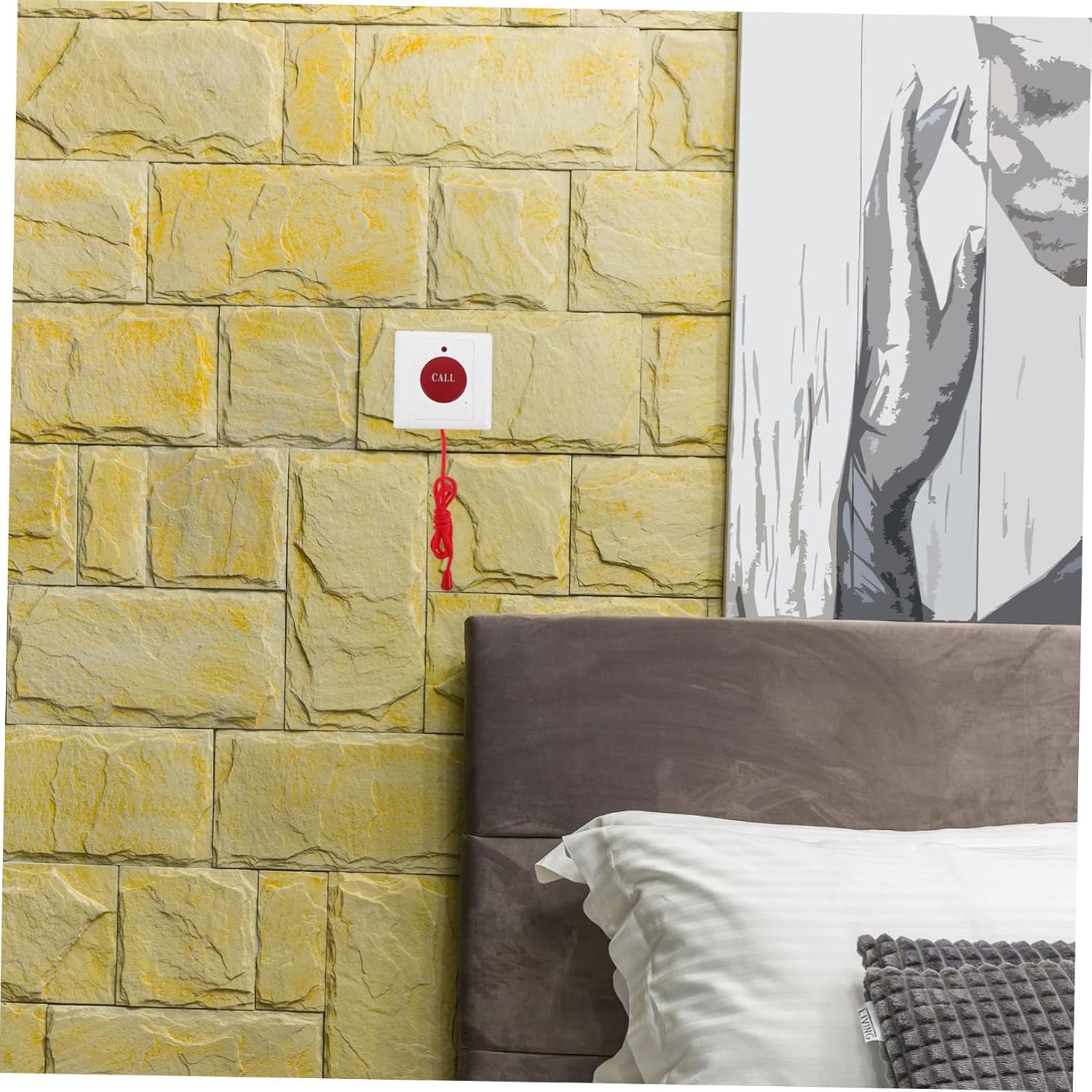 Pull Cord Emergency Alert Button for Elderly Disabled Safety