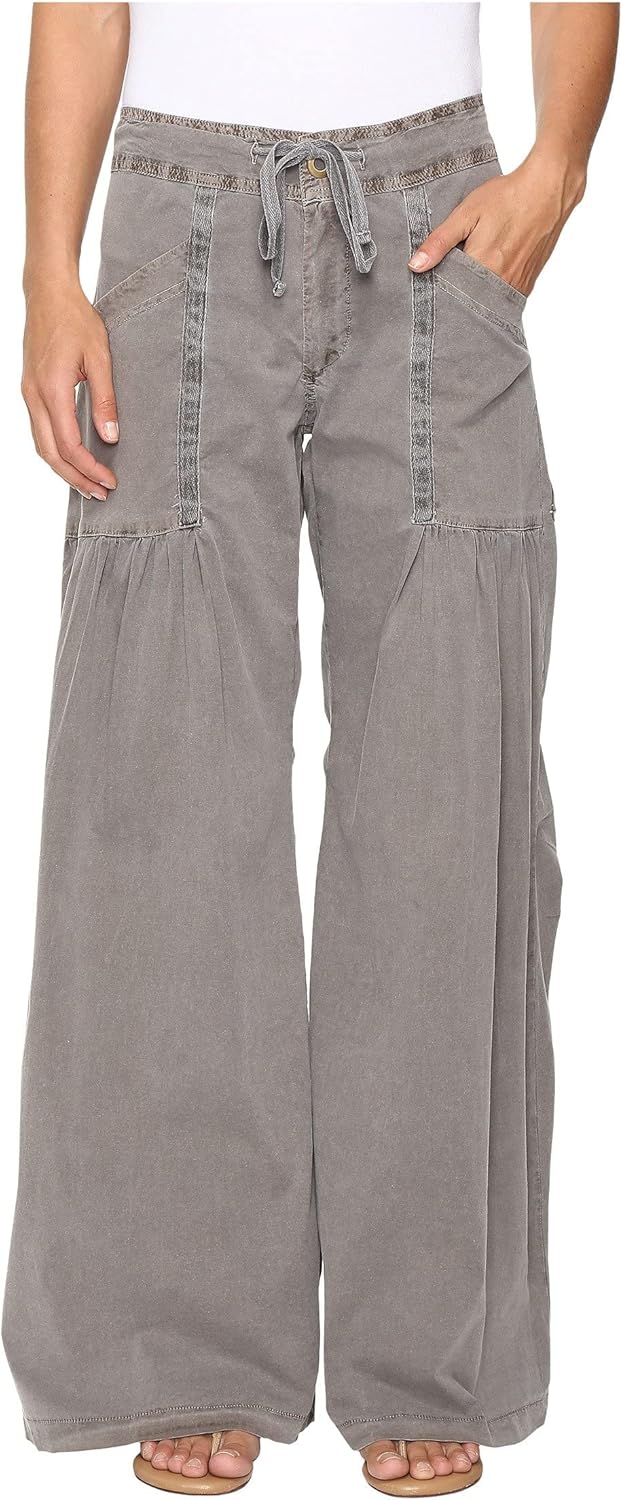 XCVI Willowy Wide Leg Stretch Poplin Pant