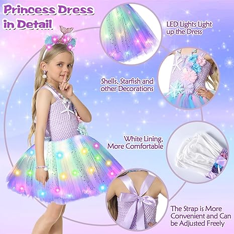 Costume Da Sirena Bambina Black Friday Clearance - Foto 4