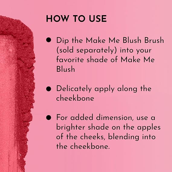 Lawless Make Me Blush Talc-Free Velvet Blush - Phoenix - Premium Blush with Natural Ingredients to Moisturize and Nourish Skin While Imparting a Soft, Silky Finish - 0.18 oz